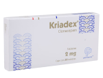 kriadex clonazepam 2 mg 30 tabs.