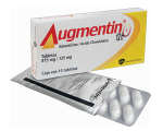 (MO) Augmentin amoxicillin &clavulanate/clavu generic 875/125mg10Tabs