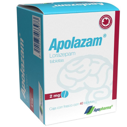Apolazam Lorazepam 2 mg 40 tabs