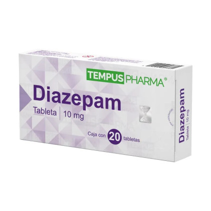 Diazepam 10 mg 20 tabs.