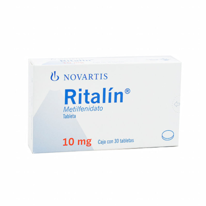 Ritalin Methylphenidate 10 mg 60 Tabs