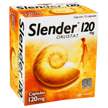 Slender Orlistat 1/120 Mg 60 C&aacute;ps