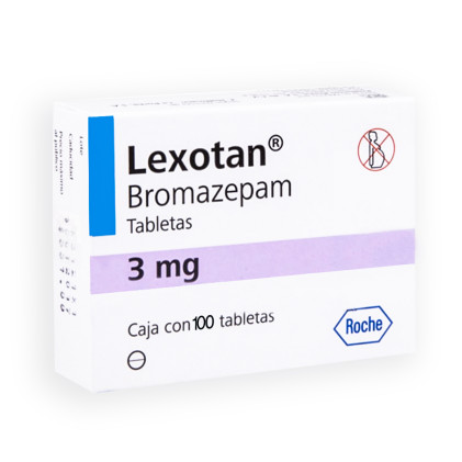 Lexotan  Bromazepam 3 mg 100 Tabs.