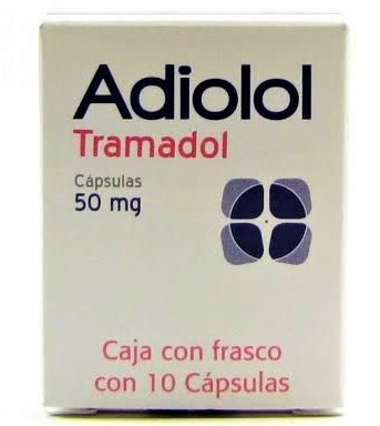 Tramadol Adiolol Generic 50mg 10 Caps